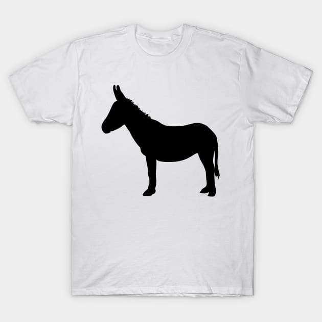 Donkey silhouette T-Shirt by KC Happy Shop
